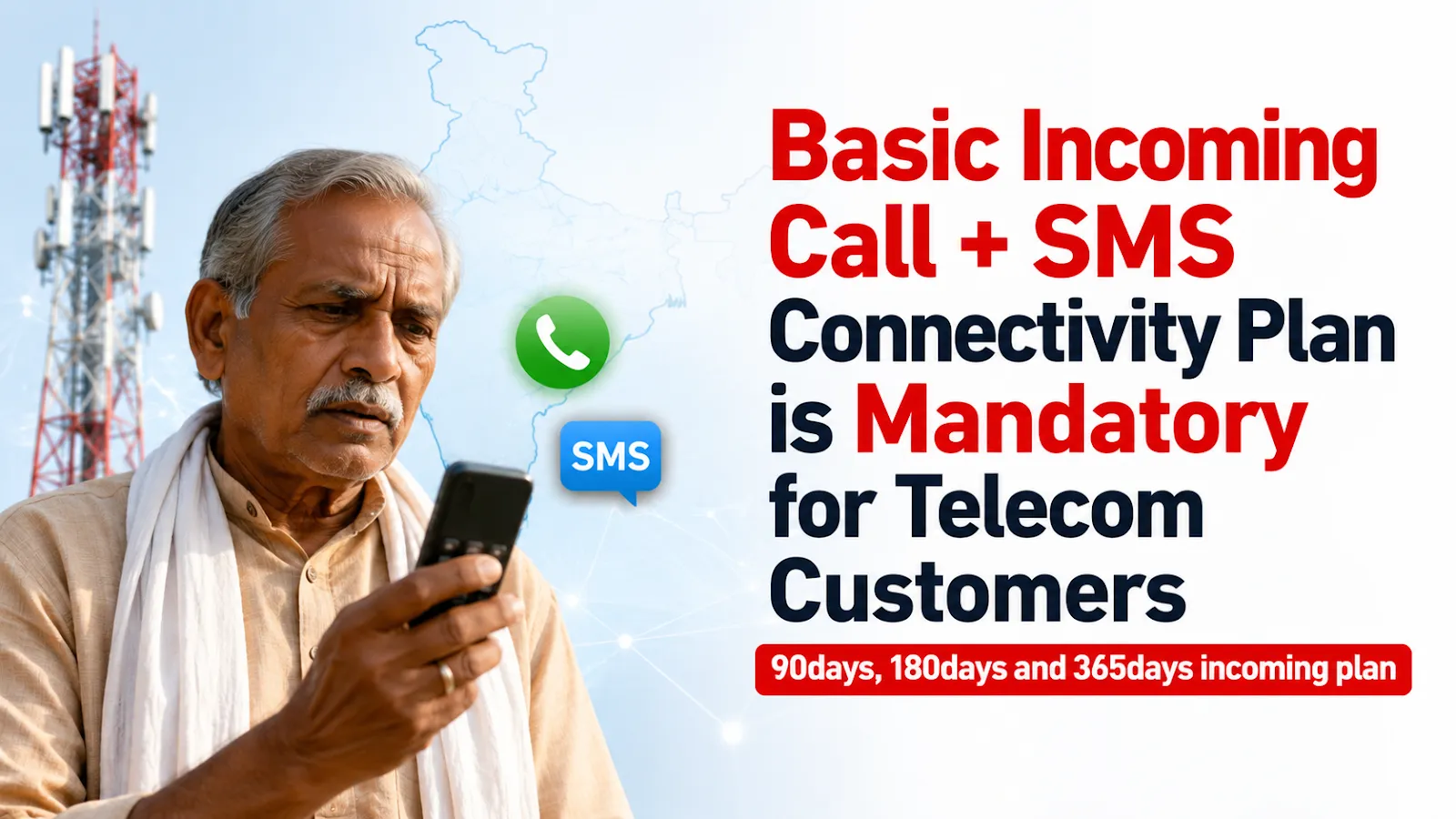TRAI Must Mandate Long-Term Basic Connectivity Plans (90, 180, and 365 Days) to Protect Consumers